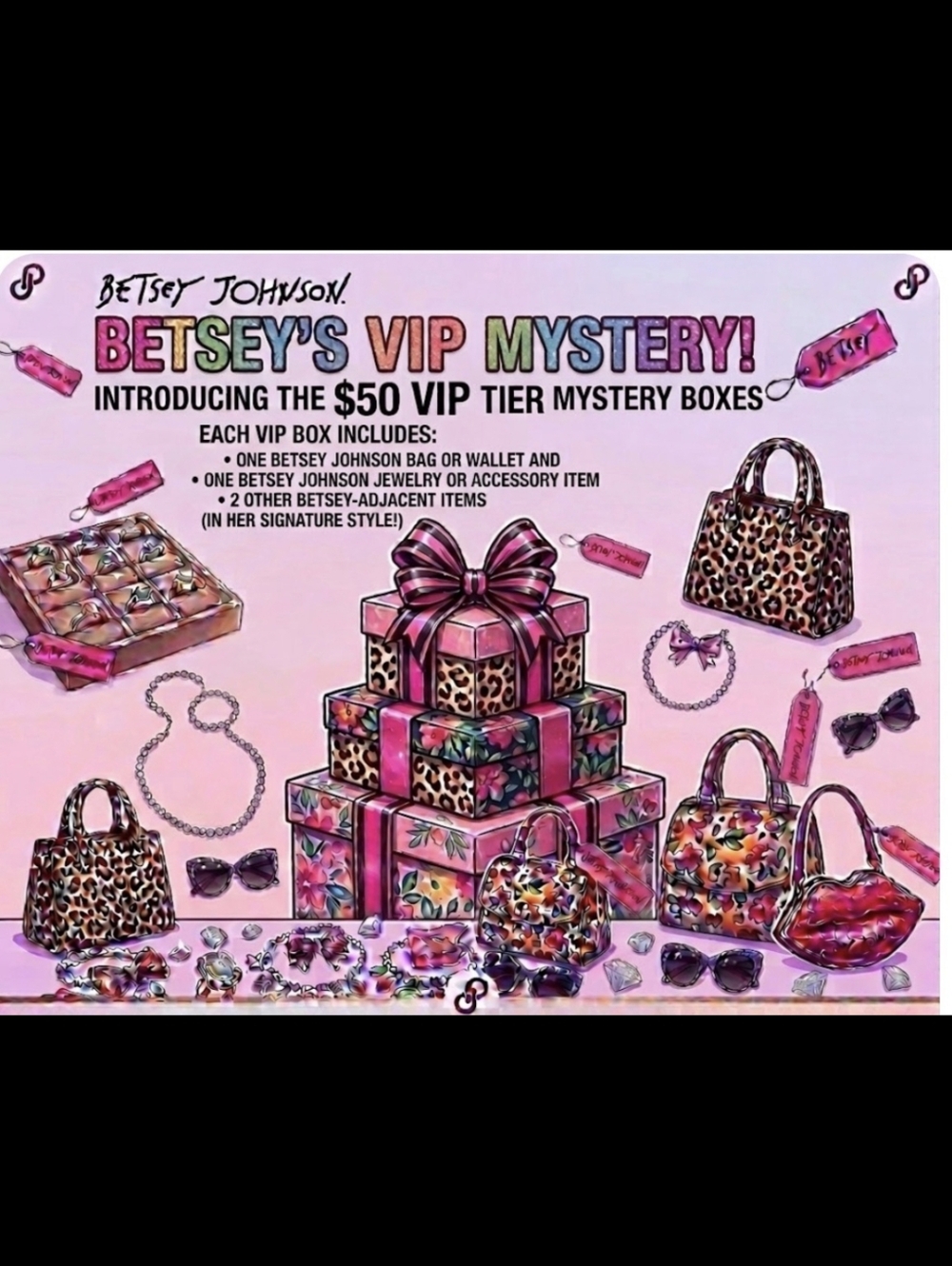 Betsey Johnson's Kitsch Couture VIP Mystery Box $50 Tier